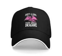 Just A Girl Who Loves Dragons Gorra de béisbol con diseño Transpirable para Hombres Gorra de béisbol para Hombres
