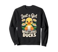 Just A Girl Who Loves Ducks Animals Duck Lover Kids Sudadera