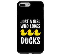 Just a Girl Who Loves Ducks, Regalos para el propietario del pato de goma Carcasa para iPhone 7 Plus/8 Plus
