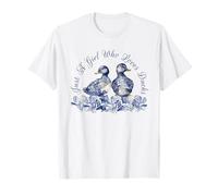 Just A Girl Who Loves Ducks Women Girls Duck Lover Camiseta