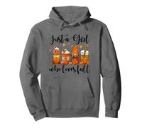 Just A Girl Who Loves Fall Pumpkin Gnomo Cozy Autumn Sudadera con Capucha