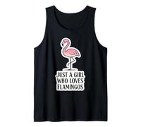 Just A Girl Who Loves Flamingos Lover Womens Quote Saying Camiseta sin Mangas