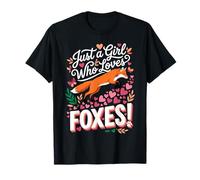 Just a Girl Who Loves Foxes! Sweet Woodland Wildlife Camiseta
