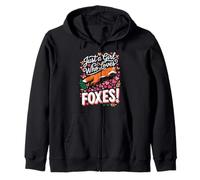 Just a Girl Who Loves Foxes! Sweet Woodland Wildlife Sudadera con Capucha