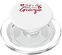 Just a Girl Who Loves Georgia Cute Women, Girls, Tween PopSockets PopGrip para MagSafe
