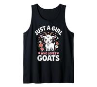 Just a Girl Who Loves Goats Camiseta sin Mangas