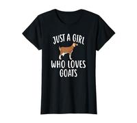 Just A Girl who loves GOATS T-Shirt Funny GOAT Camiseta
