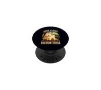 Just A Girl Who Loves Her Bichon Frise Dog Mom Cita PopSockets PopGrip Adhesivo