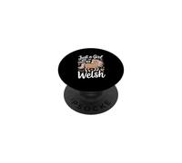 Just a Girl Who Loves Her Welsh Pony Caballo PopSockets PopGrip Adhesivo