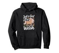 Just a Girl Who Loves Her Welsh Pony Caballo Sudadera con Capucha