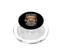 Just A Girl Who Loves Highland Cows Vaca Linda Niña PopSockets PopGrip para MagSafe
