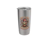 Just A Girl Who Loves Hoatzins Amante Animales Vaso térmico de acero inoxidable de doble pared