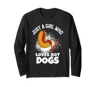 Just A Girl Who Loves Hot Dogs - Amante de Perros Calientes Manga Larga