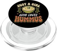 Just A Girl Who Loves Hummus PopSockets PopGrip para MagSafe