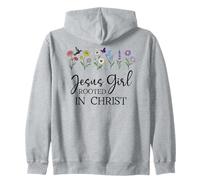 Just a Girl Who Loves Jesus Girls Christian Rooted in Christ Sudadera con Capucha