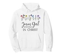 Just a Girl Who Loves Jesus Girls Christian Rooted in Christ Sudadera con Capucha