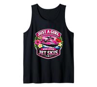 Just A Girl Who Loves Jet Ski Lover Women's Jetski PWC Cute Camiseta sin Mangas