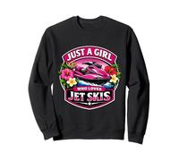 Just A Girl Who Loves Jet Ski Lover Women's Jetski PWC Cute Sudadera