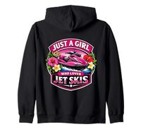 Just A Girl Who Loves Jet Ski Lover Women's Jetski PWC Cute Sudadera con Capucha