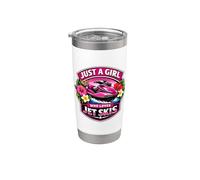 Just A Girl Who Loves Jet Ski Lover Women's Jetski PWC Cute Vaso térmico de acero inoxidable de doble pared