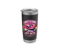 Just A Girl Who Loves Jet Ski Lover Women's Jetski PWC Cute Vaso térmico de acero inoxidable de doble pared