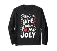 Just A Girl Who Loves Joey T-Shirt Cute Joey Manga Larga