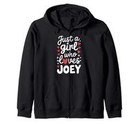 Just A Girl Who Loves Joey T-Shirt Cute Joey Sudadera con Capucha