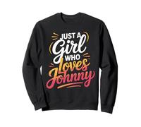 Just A Girl Who Loves Johnny T-Shirt Cute John Johnny Sudadera