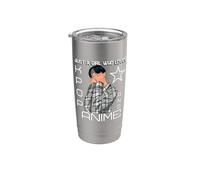 Just A Girl Who Loves K-Pop And Anime KPOP Vaso térmico de acero inoxidable de doble pared