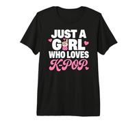 Just A Girl Who Loves K-Pop Camiseta Premium