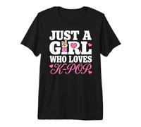 Just A Girl Who Loves K-Pop Camiseta Premium