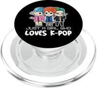 Just A Girl Who Loves K-Pop Fan Merchandise For Girls PopSockets PopGrip para MagSafe