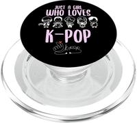Just A Girl Who Loves K-Pop Merch Música Coreana Chibi Idols PopSockets PopGrip para MagSafe