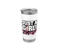 Just A Girl Who Loves K-Pop Vaso térmico de acero inoxidable de doble pared
