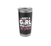 Just A Girl Who Loves K-Pop Vaso térmico de acero inoxidable de doble pared