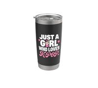 Just A Girl Who Loves K-Pop Vaso térmico de acero inoxidable de doble pared