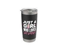 Just A Girl Who Loves K-Pop Vaso térmico de acero inoxidable de doble pared