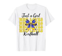 Just A Girl Who Loves Korfball Mom - Arco de coqueta para el día de la madre Camiseta