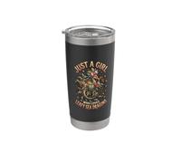 Just A Girl Who Loves Leafy Sea Dragons Vaso térmico de acero inoxidable de doble pared