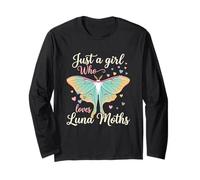 Just A Girl Who Loves Luna Moths Moon Insect Lover Manga Larga