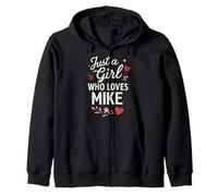 Just A Girl Who Loves Mike T-Shirt Cute Mike Sudadera con Capucha
