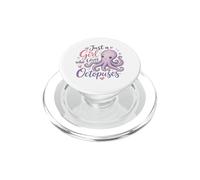 Just A Girl Who Loves Octopuses Cute Kawaii Cute Octopus PopSockets PopGrip para MagSafe