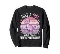 Just A Girl Who Loves Pachycephalosaurus Sudadera