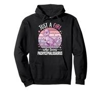 Just A Girl Who Loves Pachycephalosaurus Sudadera con Capucha