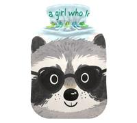Just A Girl Who Loves Raccoon - Botella de agua caliente con cubierta suave, bolsa térmica de 2 L para dolor muscular, dolor muscular