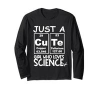 Just a Girl Who Loves Science Cute Girls Science Teacher Manga Larga