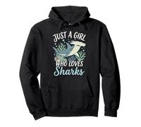 Just A Girl Who Loves Sharks Sudadera con Capucha
