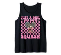 Just A Girl Who Loves Squash Squash Mom Día de la Madre Rosa Camiseta sin Mangas