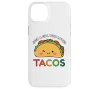 Just A Girl Who Loves Tacos Mexican Food Lover Men Women Carcasa para iPhone 14 Plus