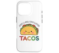 Just A Girl Who Loves Tacos Mexican Food Lover Men Women Carcasa para iPhone 16 Pro